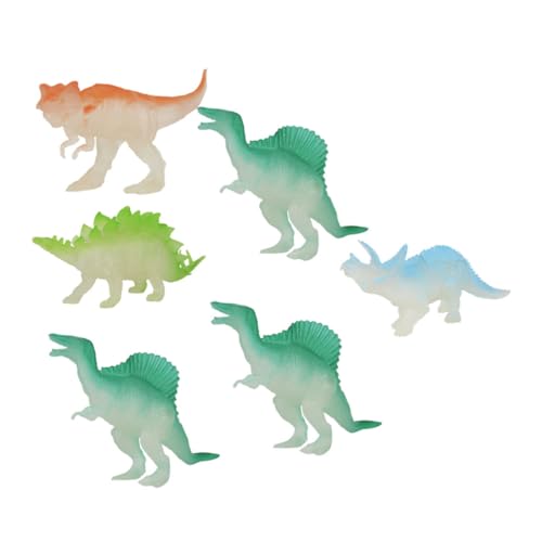 GARVALON Mini Dinosaurier Modelle Mit Nachtleuchteffekt Zufällige Designs Für Ideal Für Lernspiele Und Partys Sichere Materialien Für Unbeschwertes von GARVALON