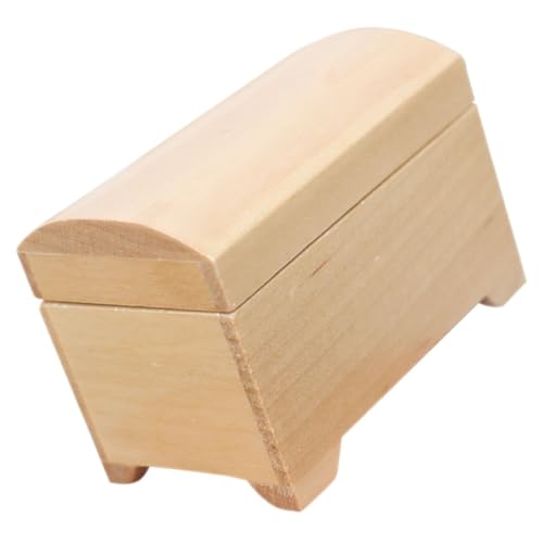 GARVALON Mini-Holzkiste Storage Boxes aufbwahrungs-Box aufbewahrungskorb ablagekasten miniaturmodelle spielzeughaus Miniatur- Miniaturornament Puppenhaus- von GARVALON