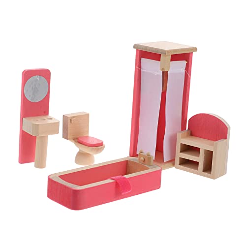 GARVALON Mini Möbelspielzeug Set Aus Für Kinder Schlafzimmermöbel Zur Von Rollenspielen Im Kinderzimmer Ideal Für Kreative Spielstunden Und Miniatur Simulation von GARVALON