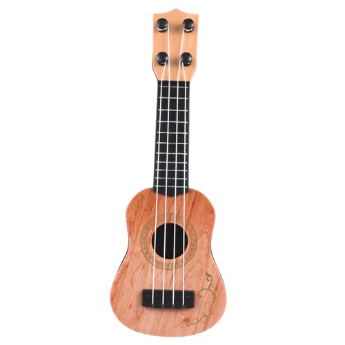 GARVALON Mini Ukulele Kunststoff Ukulele Modell Ukulele Instrumente Spielzeug Simulation Ukulele Spielzeug Mädchenspielzeug Alter 4–5 Ukulele Spielzeug Kinder Ukulele Spielzeug von GARVALON