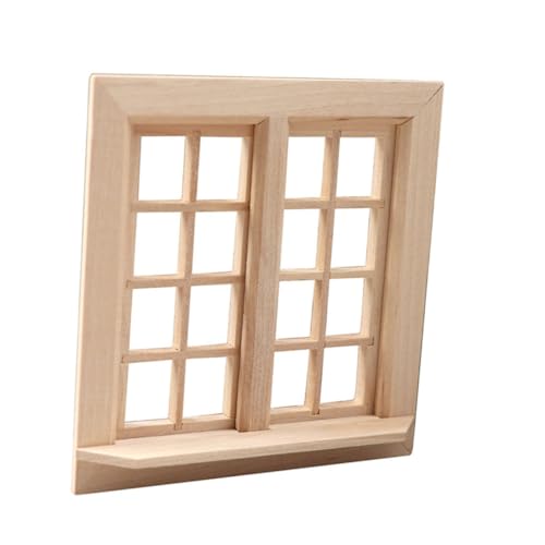 GARVALON 12 Blank DIY Fenster Dekoration Unbemalt Ideal Für Kreative Bastelprojekte Und Individuelle Gestaltung von GARVALON