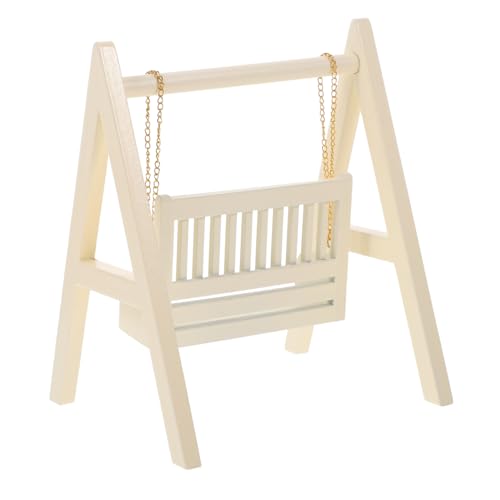 GARVALON Miniatur Puppenhaus Schaukel Realistische Miniatur Schaukel mit Verspieltem Design Geeignet als Puppenhaus Deko Micro Landschaftsmodell und Geschenk GARVALON Miniatur Puppenhaus Schaukel Realistische Miniatur Schaukel mit Verspieltem Design Geeignet als Puppenhaus Deko Micro Landschaftsmodell und Geschenk von GARVALON