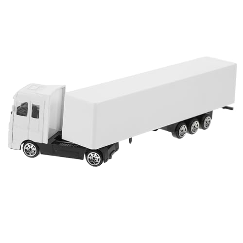 GARVALON Modell LKW Container Miniatur Lastwagen Aus Für Realistische BAU LKW Mit Beweglichen Teilen Ideal Für Sammler Und Spielzeugliebhaber von GARVALON