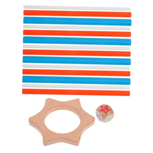 GARVALON Montessori Holzspielzeug Balance Stick Familienspiel Geduld Farbenerkennung Feinmotorik Lernspielzeug für Erwachsene Reise Geeignet GARVALON Montessori Holzspielzeug Balance Stick Familienspiel Geduld Farbenerkennung Feinmotorik Lernspielzeug für Erwachsene Reise Geeignet von GARVALON