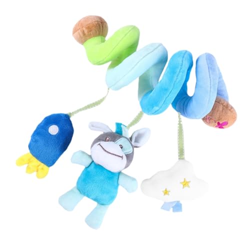 GARVALON Multifunktionales Spiralschaukelspielzeug für Babybett Kinderwagen Autositz Bunte Rassel mit Klingel Weiches Plüschmaterial zum Greifen und Entdecken Ab Geburt Geeignet GARVALON Multifunktionales Spiralschaukelspielzeug für Babybett Kinderwagen Autositz Bunte Rassel mit Klingel Weiches Plüschmaterial zum Greifen und Entdecken Ab Geburt Geeignet von GARVALON