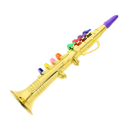 GARVALON Musikalisches Spielzeug für Kinder Spielen Sie Spielzeugtrompete Musikinstrumente Spielzeug Kinder Spielzeug Saxophon Spielzeugmusikinstrument für Kinder Musikinstrument Trompete von GARVALON