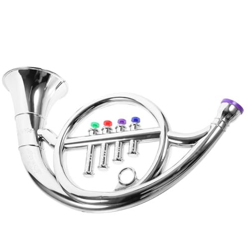 GARVALON Musikspielzeug Für Kinder Spielzeugtrompete Für Kinder Schönes Horn Musikspielzeug Kleines Horn Lustiges Spielzeug Horn Aufklärungsspielzeug Horn Instrumentenspielzeug von GARVALON