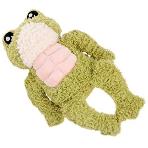 GARVALON Muskeltierpuppe Babypuppe für Frauen Puppen Muskelfrosch Kinderspielzeug kinderzimmer zubehör süße plüschtiere Kinderpuppenspielzeug schönes Kuscheltier PP Baumwolle von GARVALON