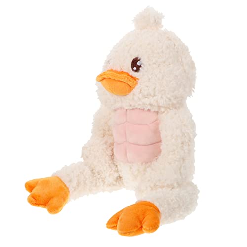 GARVALON Muskeltierpuppe Kinder Puppen kinderpuppe kinderspielsachen Kinder Kuscheltier Toy Dolls dekorative Cartoon-Ente Plüschtiere Stofftiere Neuheit Puppe Sofa-Puppen-Dekor PP Baumwolle von GARVALON