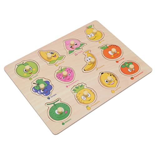 GARVALON Obst-Puzzle Puzzlespiele Puzzles Aus Holz Rätsel Für Kinder Bambus von GARVALON