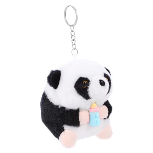 GARVALON Panda-Spielzeug Panda Stofftier Schöne Panda-Puppe Kuscheltier Puppe Schlüsselanhänger Entzückender Cartoon-Panda Sofa-Puppen-dekor Plüschtiere Süßer Panda-plüsch Pp-Baumwolle von GARVALON