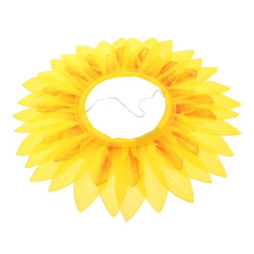 GARVALON Sonnenblumen Kopfbedeckung, Sonnenblumen Kopf Kostüm, Lustige Kostüm Requisiten, Kinder Party Requisite, Sonnenblumen Kopfschmuck Für Kinder, Sonnenblumen Kopfbedeckung, von GARVALON