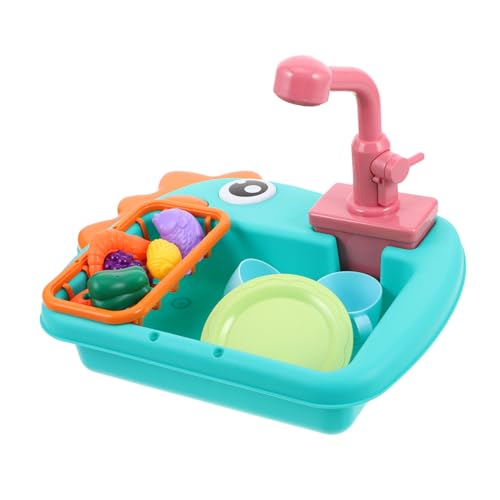 GARVALON Spielküche Zubehör Elektrische Spiel spülmaschine Wasserzirkulation Realistisches Rollenspiel für Kleinkinder Fördert Motorische Fähigkeiten und Fantasie Inklusive Wasserspiel GARVALON Spielküche Zubehör Elektrische Spiel spülmaschine Wasserzirkulation Realistisches Rollenspiel für Kleinkinder Fördert Motorische Fähigkeiten und Fantasie Inklusive Wasserspiel von GARVALON