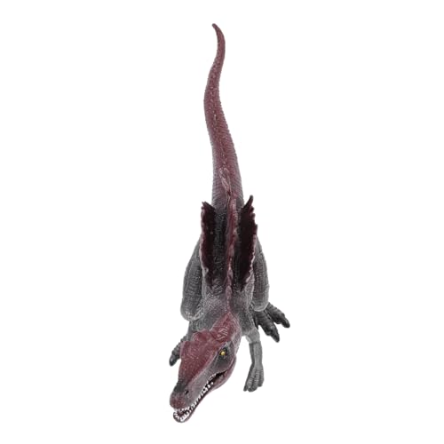 GARVALON Spinosaurus-Modell Tierisches Lernspielzeug Tischdekoration Dinosaurier-skulptur Tierfigur Ornament Minispielzeug Für Kinder Künstliches Dinosauriermodell Plastik Violett von GARVALON