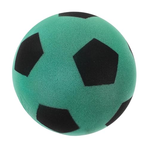 GARVALON Stiller Fußball Leiser Fußball Drinnen Indoor-fußballspielzeug Für Weicher Fußball Für Zu Hause Weicher Fußball Zum Im Jonglierball Für Fußball Pu-Schaum Green von GARVALON