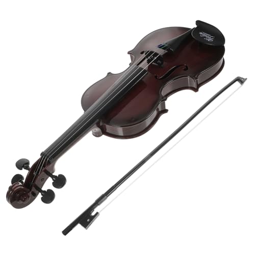 GARVALON Violine Musikalisches Instrument Für Anfänger Retro Design Ideal Für Holzoptik Geeignet Für Kleine Musikliebhaber Violine von GARVALON