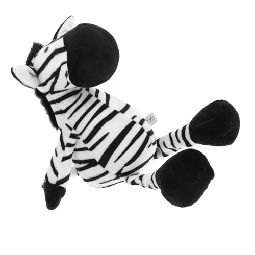 GARVALON Zebra-Puppe Zebra stofftier Zebra Kuscheltier Tier Spielzeug Kinder Spielzeug Zebra Geburtstags für Kinder Kinderbedarf Kinderzubehör Kinder versorgen PP Baumwolle von GARVALON