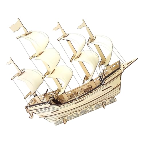 Holzpuzzle Segelboot Modell aus DIY Puzzle Bausatz für Erwachsene Fördert Kreativität und Hand Koordination Lernspielzeug für Geduld und Aufmerksamkeit Holzpuzzle Segelboot Modell aus DIY Puzzle Bausatz für Erwachsene Fördert Kreativität und Hand Koordination Lernspielzeug für Geduld und Aufmerksamkeit von GARVALON