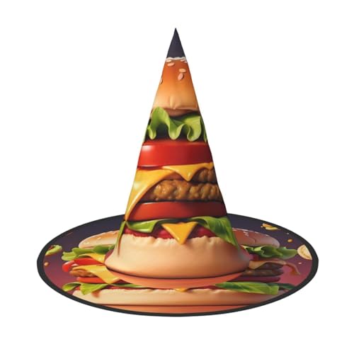 GBCDEDSL fresh vegetables Unisex Halloween Weihnachten Ball Geburtstag Party Karneval Polyester Vollhut Hexenhut Faltbar Leicht Hut von GBCDEDSL