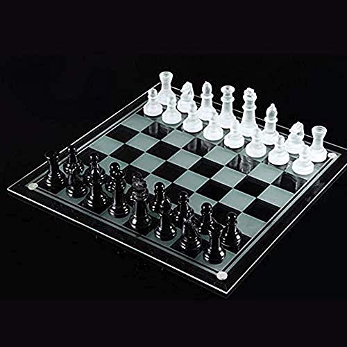 Crystal Chess Sets - Sets Reise Spiel Sets Glas mit Kristallglas Schachfiguren Pädagogisches Lernen von GBEFUYRDIAHGIUEHH