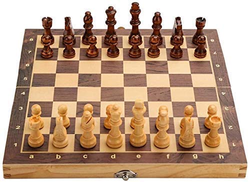 Schach-Set aus Holz, magnetisch, handgefertigt, handgefertigt, Schachspiel, Reise, Internationales Schachspiel von GBEFUYRDIAHGIUEHH