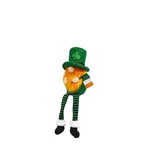 St. Patrick's Day Frühlingsdeko Grüner Glück Zwerg-Puppe Gesichtslose Puppe Kleeblätter Figur Grün Koboldwichtel Irisch Festival Glücksbringer Dekor von GBEN