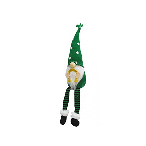 St. Patrick's Day Frühlingsdeko Grüner Glück Zwerg-Puppe Gesichtslose Puppe Kleeblätter Figur Grün Koboldwichtel Irisch Festival Glücksbringer Dekor von GBEN