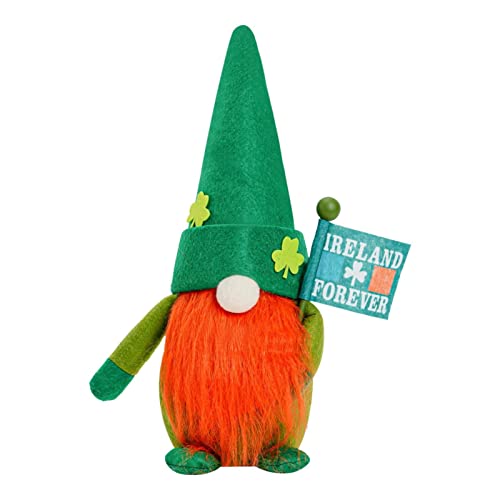 St. Patrick's Day Plüschtier Gesichtslose Plüsch Puppe Zwerg-Puppe Gesichtslose Puppe Frühling GNOME Ornamente St. Patricks Day Koboldwichtel Irische Dekoration von GBEN