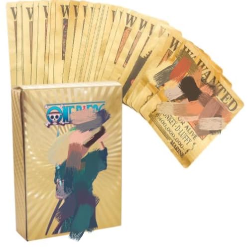 GDFJBG Anime-Kartenspiele Anime Sammelkarten 55 Stück Anime Karten Goldfolienkarten Wiederholen Sich Nicht Cartoon Trading Card Sammlung Anime Enthusiasten Geburtstagsgeschenke für Teenager Fans von GDFJBG