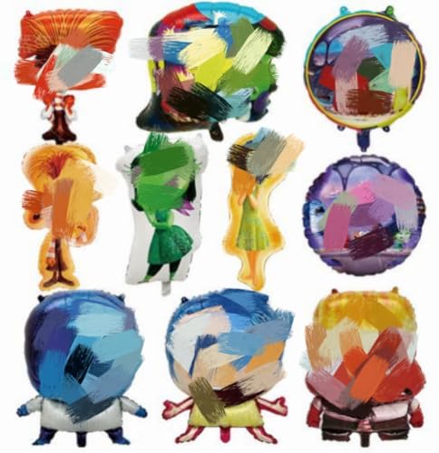 Cartoon Luftballons Nette und lustige Kreative Design Ballons Süße Kinder Geburtstag Dekoration Geeignet für Die Dekoration von Mottopartys für Kinder und Mädchen Aluminiumfolienmaterial von GDFJBG