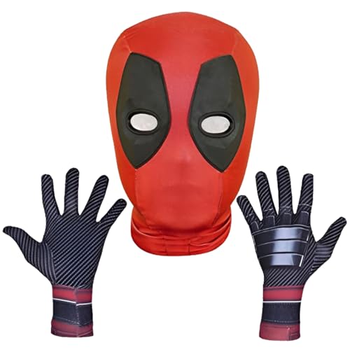 GDFJBG Spider Masks Halloween 3D Mask Spider Masks Adult Kids Halloween Movie Teenagers Cosplay Costumes Costumes Lycra Mask Superhero Lenses Peter Parker 2 von GDFJBG