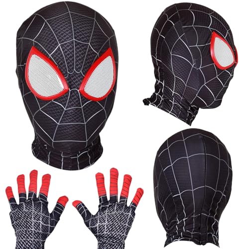 GDFJBG Spider Masks Superheled Maske Held Maske für Kinder Erwachsene Halloween Maske Deadpool Maske für Halloween Film Cosplay Kostüm Requisiten Zubehö (Myers) von GDFJBG