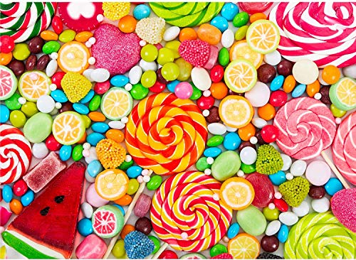 1000 Piece Puzzles for Adults, Kids, Lollipops and Candy75*50cmD8T25K von GDFWB