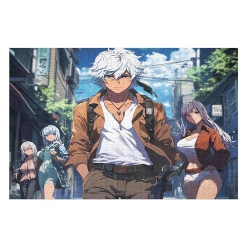 1000 Teile Puzzle - Anime Characters Puzzles Für Erwachsene Und Kinder, Einzigartige Formen, Erwachsene Und Kinder 1000 PCS—38 * 26cm von GDFWB