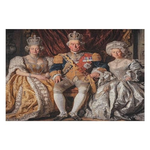 1000 Teile Puzzle - Queen Victoria Puzzles Für Erwachsene Und Kinder, Einzigartige Formen, Erwachsene Und Kinder 1000 PCS von GDFWB