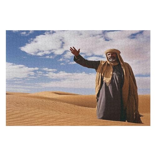 1000 Teile Puzzle - Sahara Desert Puzzles Für Erwachsene Und Kinder, Einzigartige Formen, Erwachsene Und Kinder 1000 PCS von GDFWB