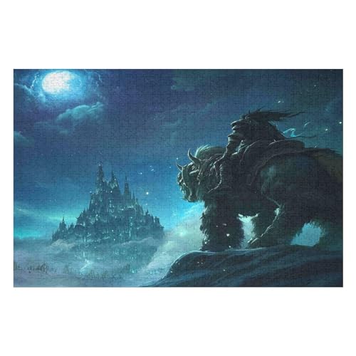 1000 Teile Puzzle - World of Warcraft Puzzles Für Erwachsene Und Kinder, Einzigartige Formen, Erwachsene Und Kinder 1000 PCS von GDFWB