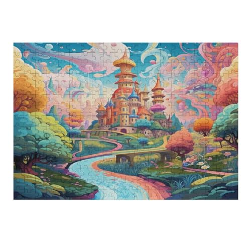 1000 Teile Puzzle für Erwachsene - Wunderland - Erwachsene und Kinder Puzzle - 100% recyceltes Familienspaß-Puzzle 75 * 50 cm467g494 von GDFWB