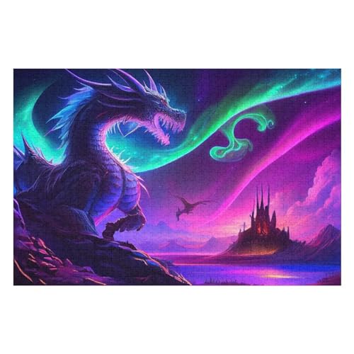 1000-teiliges Kunstpuzzle Für Erwachsene Mit Schwieriger Herausforderung 3D Dazzling Seven-Colour Explosion Puzzle 1000 PCS 38 * 52cm von GDFWB