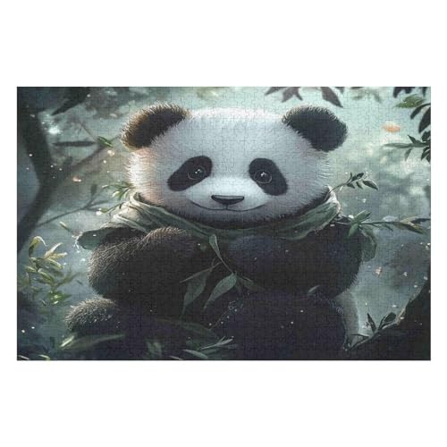 1000-teiliges Puzzle Für Erwachsene, Cute Animals Die Lebendigen Details Sind Herausfordernd Und Jedes Teil, Perfekt Für Puzzle-Liebhaber Macht 1000 PCS-38 * 52cm von GDFWB