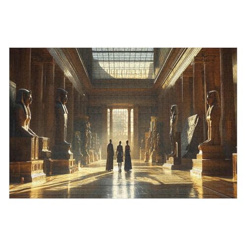 1000-teiliges Puzzle Für Erwachsene, Louvre Anspruchsvolle Rätsel, Kombinierbar, Perfektes Spielzeug, Geschenke 1000 PCS von GDFWB