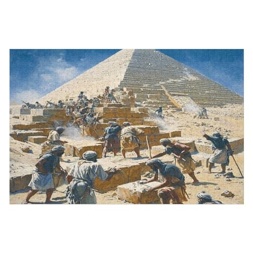 1000-teiliges Puzzle Für Erwachsene, Pyramid Perfekte Buchstaben Auf Der Rückseite, Staubfrei, Heimdekoration, Herausforderungsspielzeug, Geeignet Für Männer, Frauen 1000 PCS von GDFWB