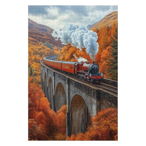 1000-teiliges Puzzle PappEntspannungsGehirnübungs Flying Scotsman Tolles Geschenk Für Kinder Und Erwachsene35Z392c50x70cm von GDFWB