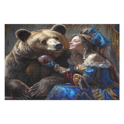 2000-teiliges Kunstpuzzle Für Erwachsene Mit Schwieriger Herausforderung Beautiful Orc Puzzle 2000 PCS—70 * 100cm von GDFWB