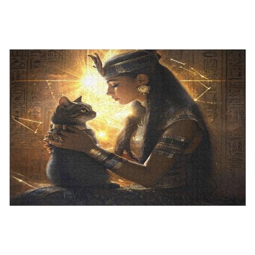 2000-teiliges Puzzle Für Erwachsene, Cleopatra Anspruchsvolle Rätsel, Kombinierbar, Perfektes Spielzeug, Geschenke 2000 PCS—70 * 100cm von GDFWB