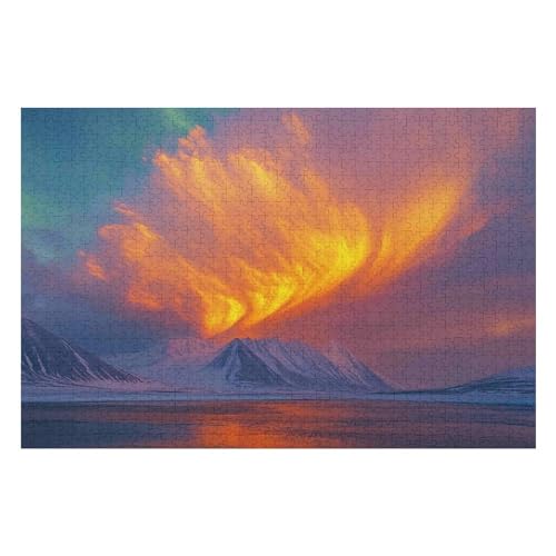 2000-teiliges Puzzle Für Erwachsene, Northern Lights Anspruchsvolle Rätsel, Kombinierbar, Perfektes Spielzeug, Geschenke 2000 PCS70*100cm von GDFWB