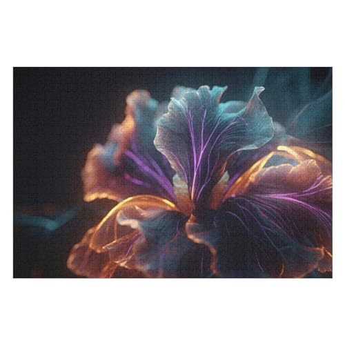 3D Dazzling Seven-Colour Explosion 1000-teiliges, Hochwertiges Puzzle Für Erwachsene, Intensive Farben Und HD-Druck, EIN Spielzeug Für Puzzle-Liebhaber 1000 PCS 38 * 52cm von GDFWB