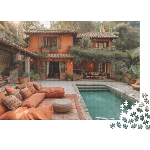 A Warm Home 1000-teiliges Puzzle für Erwachsene, Puzzle 1000-teiliges schwieriges unmögliches Puzzle Premium für Erwachsene, Geschenke 1000 Teile, 75 x 50 cm von GDFWB