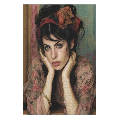 Amy Winehouse Poster Puzzle 1500 Teile Spielzeug für Erwachsene Dekompressionsspiel-57x87cm Amy Winehouse Poster Puzzle 1500 Teile Spielzeug für Erwachsene Dekompressionsspiel-57x87cm von GDFWB