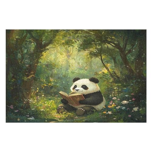 Cute Animals Kunststil-Puzzle, Umweltfreundlich, 1000 Teile, Satinierte Oberfläche, Lustige Puzzle-Herausforderung Für Erwachsene Und Familien 1000 PCS-50 * 75cm von GDFWB